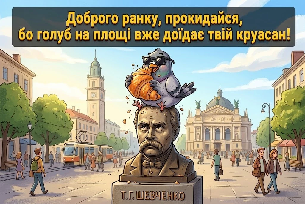 Доброго ранку: картинки, сучасний гумор та найтепліші вітання з незламного Харкова