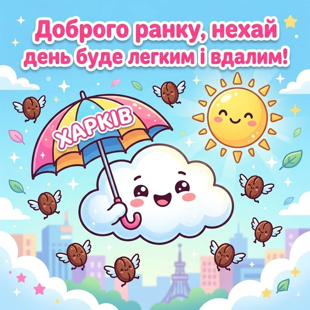 Доброго ранку: картинки, сучасний гумор та найтепліші вітання з незламного Харкова