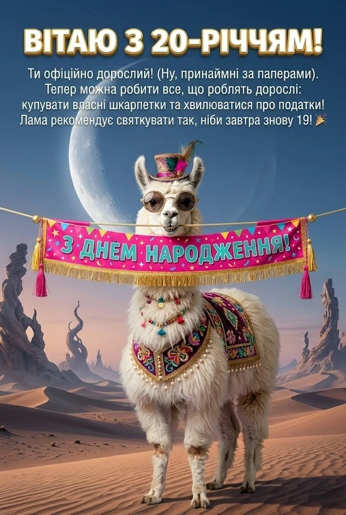 Привітання сину на 20 років: щирі материнські слова про мудрість та успіх