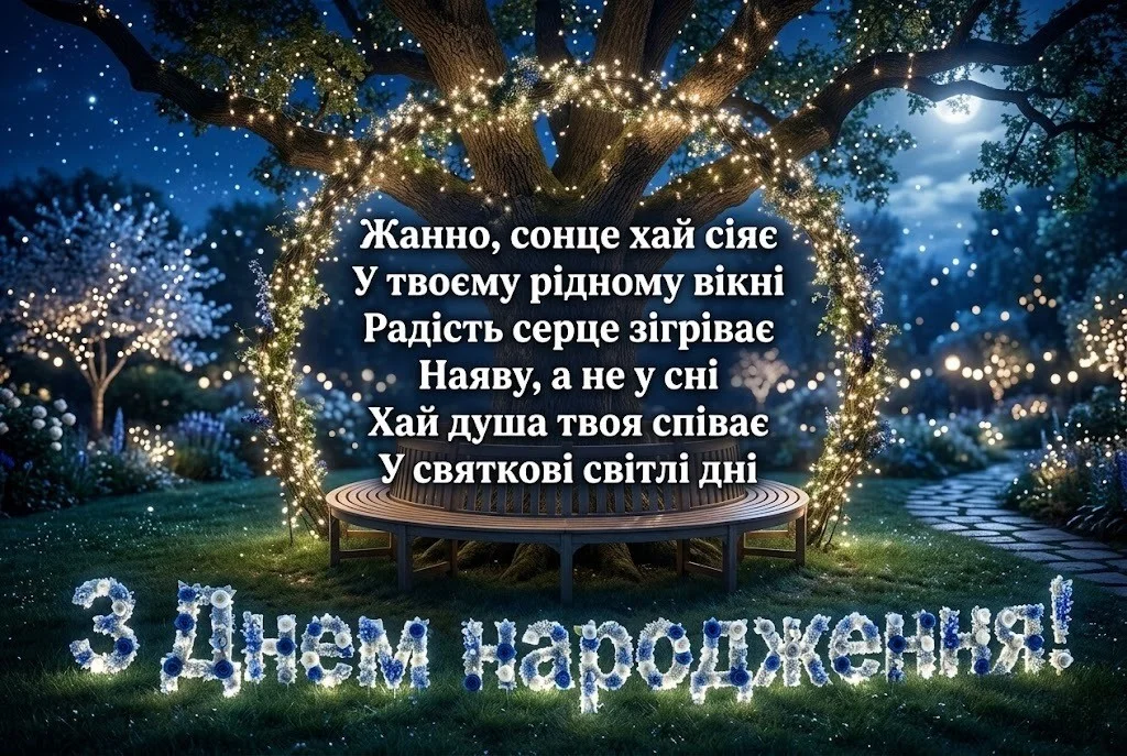 Привітання з днем народження Жанні: вишукані слова про красу та щастя