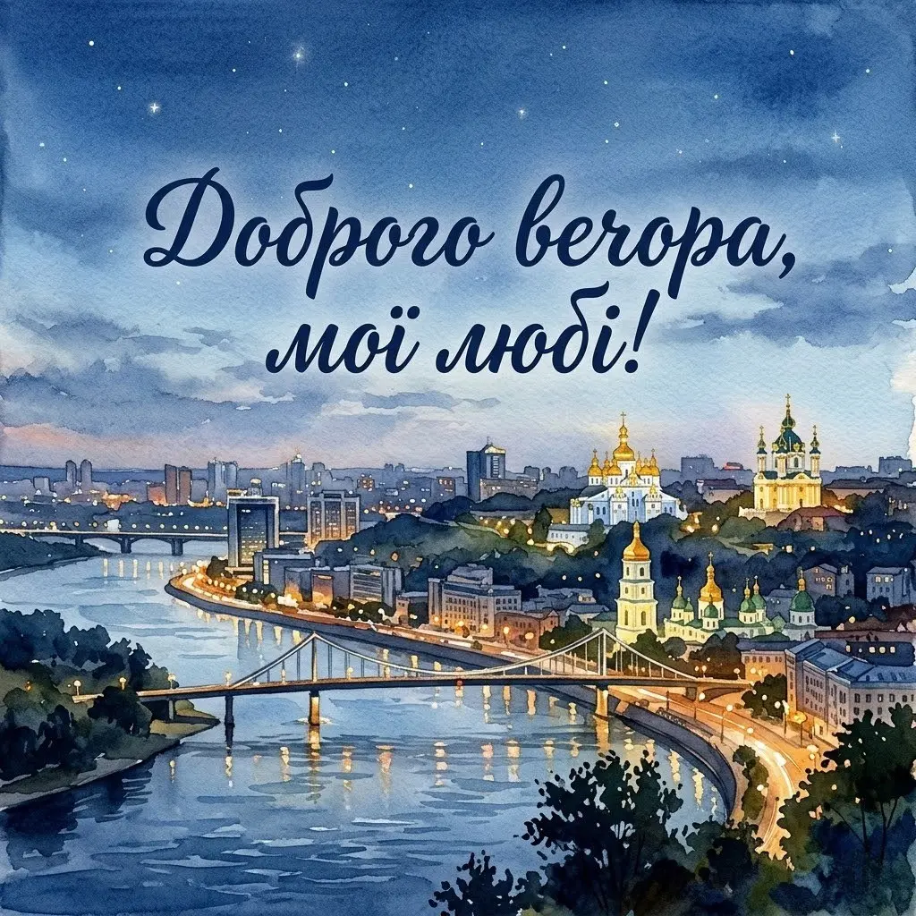 Доброго вечора та тихої ночі: сучасні картинки про Україну для душевного відпочинку
