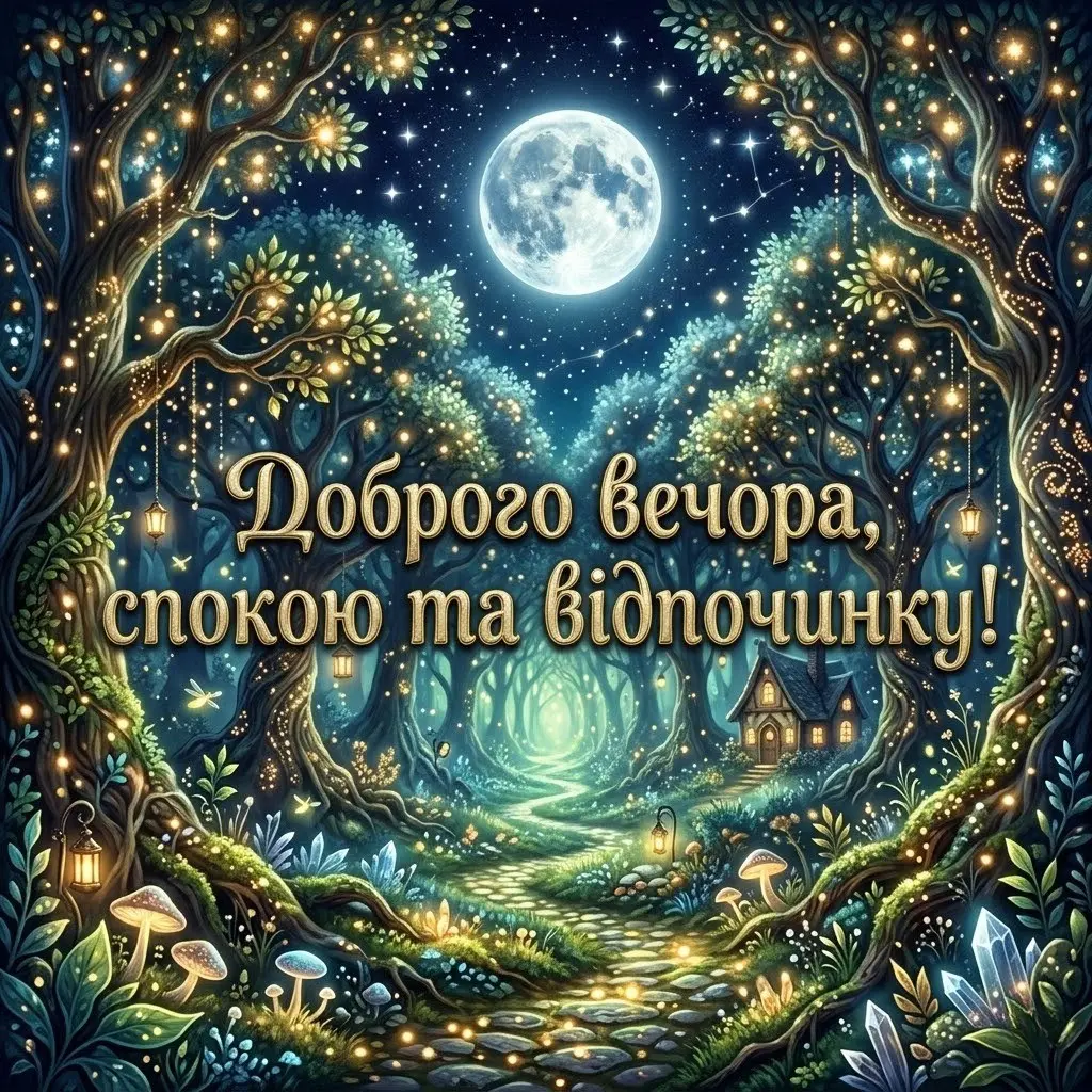 Доброго вечора та тихої ночі: сучасні картинки про Україну для душевного відпочинку