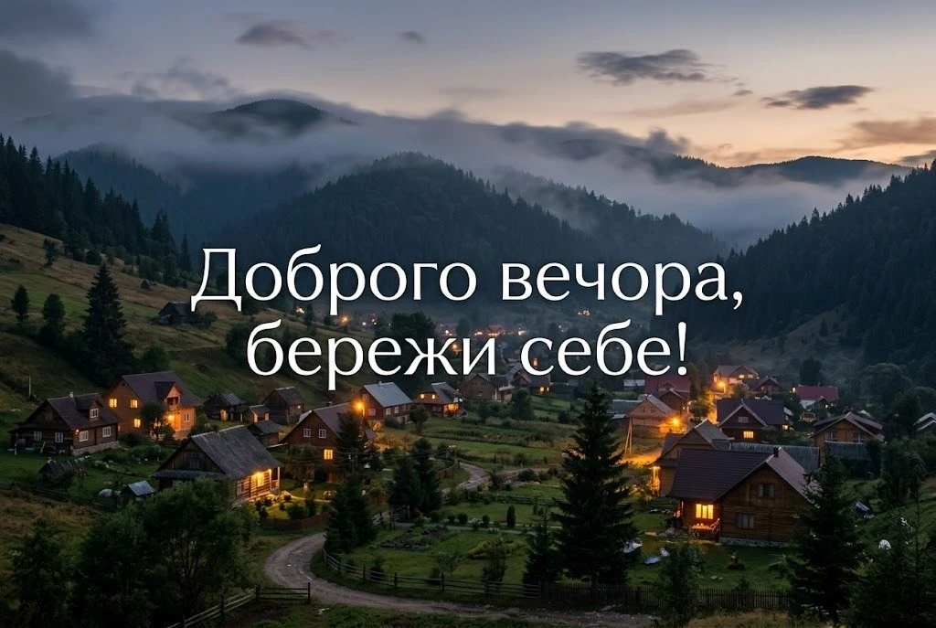 Доброго вечора та тихої ночі: сучасні картинки про Україну для душевного відпочинку