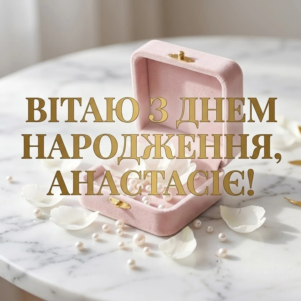 Найкращі привітання з днем народження для Анастасії: від щирого серця