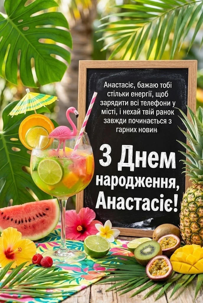Найкращі привітання з днем народження для Анастасії: від щирого серця
