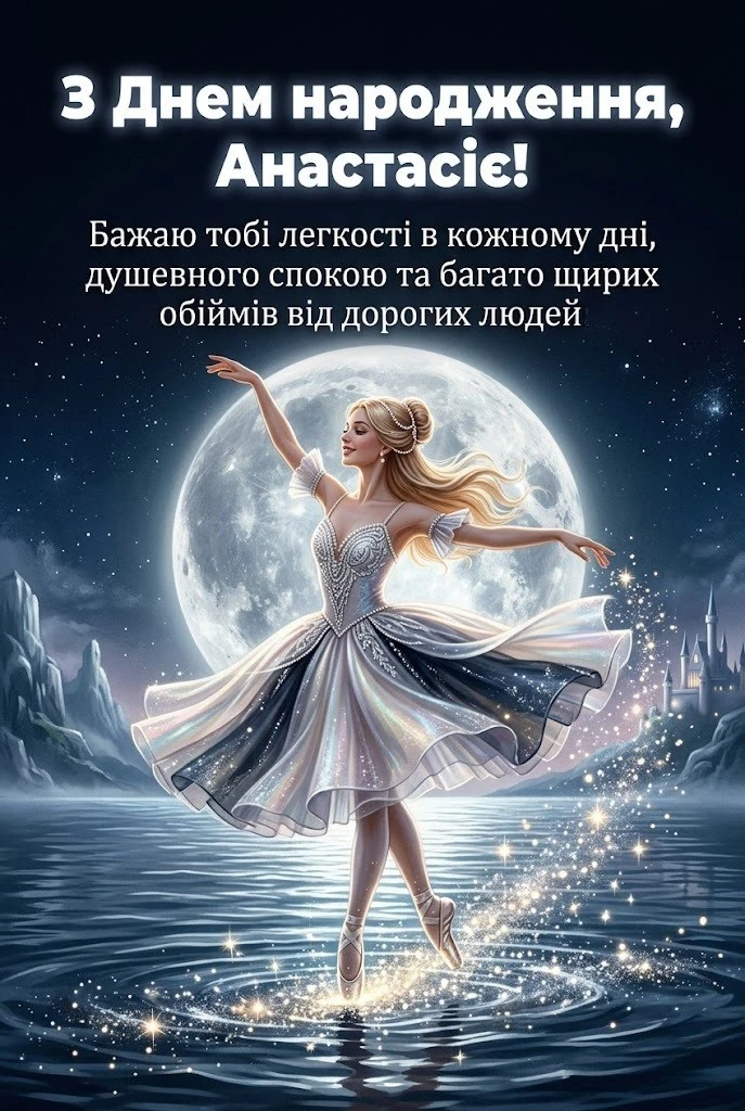 Найкращі привітання з днем народження для Анастасії: від щирого серця