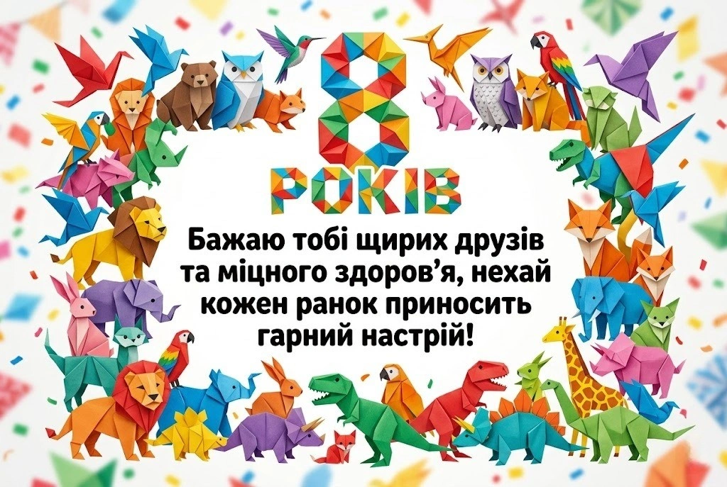 Оригінальні привітання для сина з 8-м днем народження: зробіть свято особливим