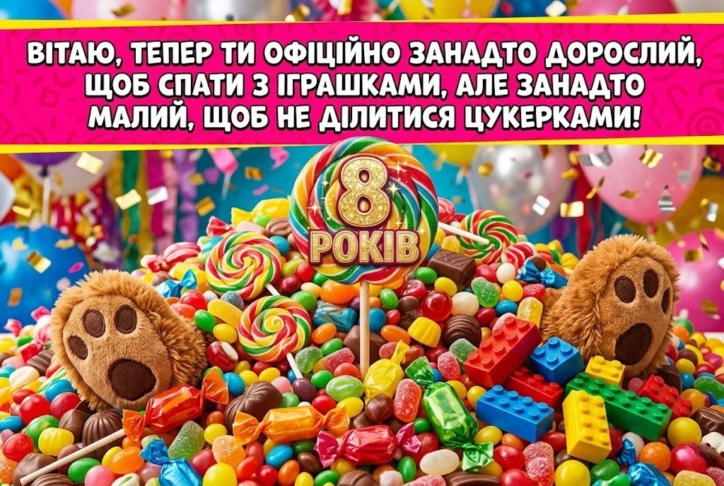 Оригінальні привітання для сина з 8-м днем народження: зробіть свято особливим