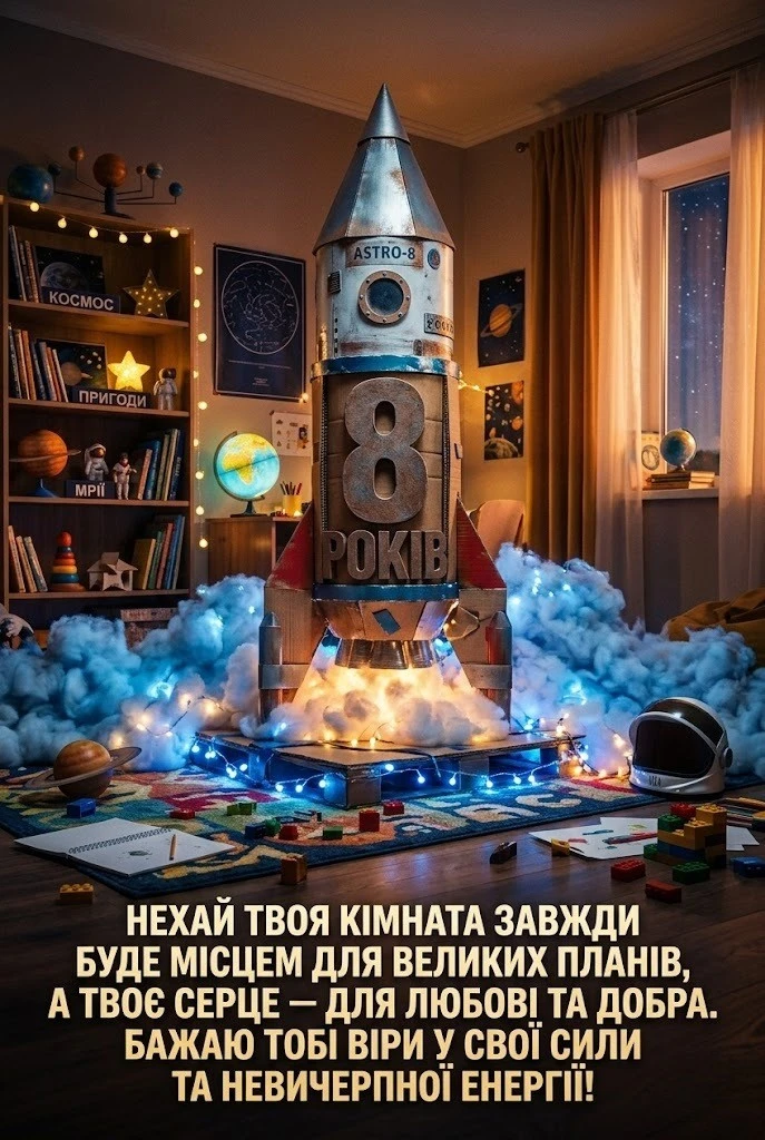 Оригінальні привітання для сина з 8-м днем народження: зробіть свято особливим