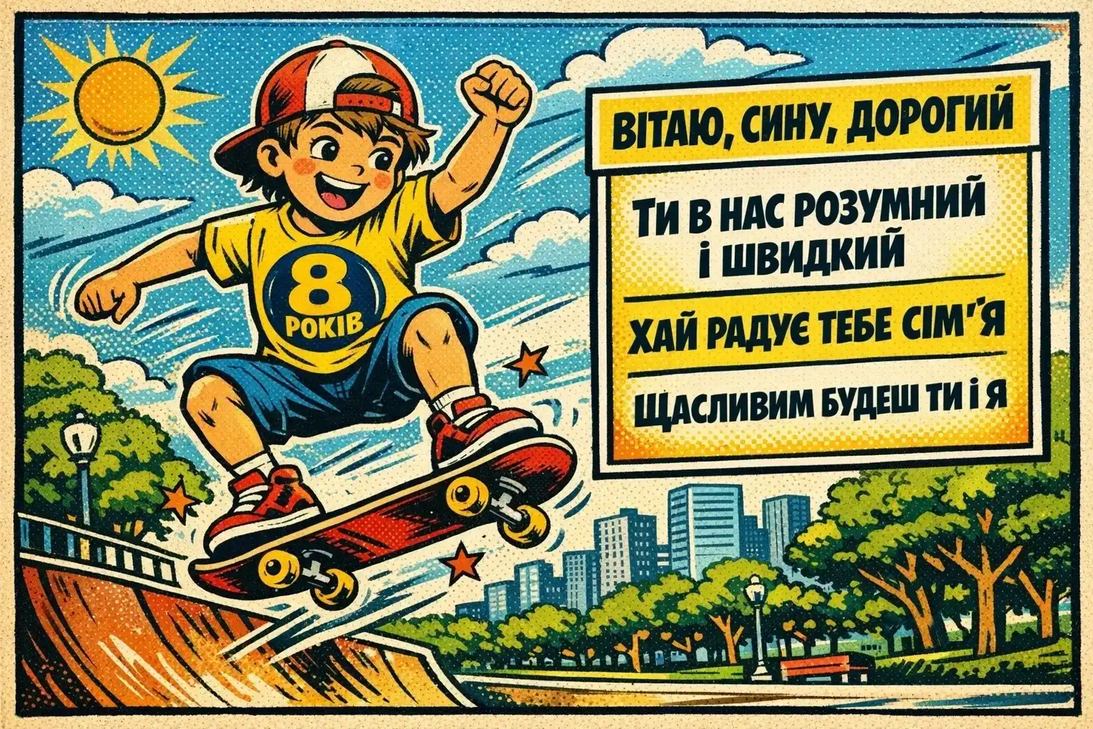 Оригінальні привітання для сина з 8-м днем народження: зробіть свято особливим