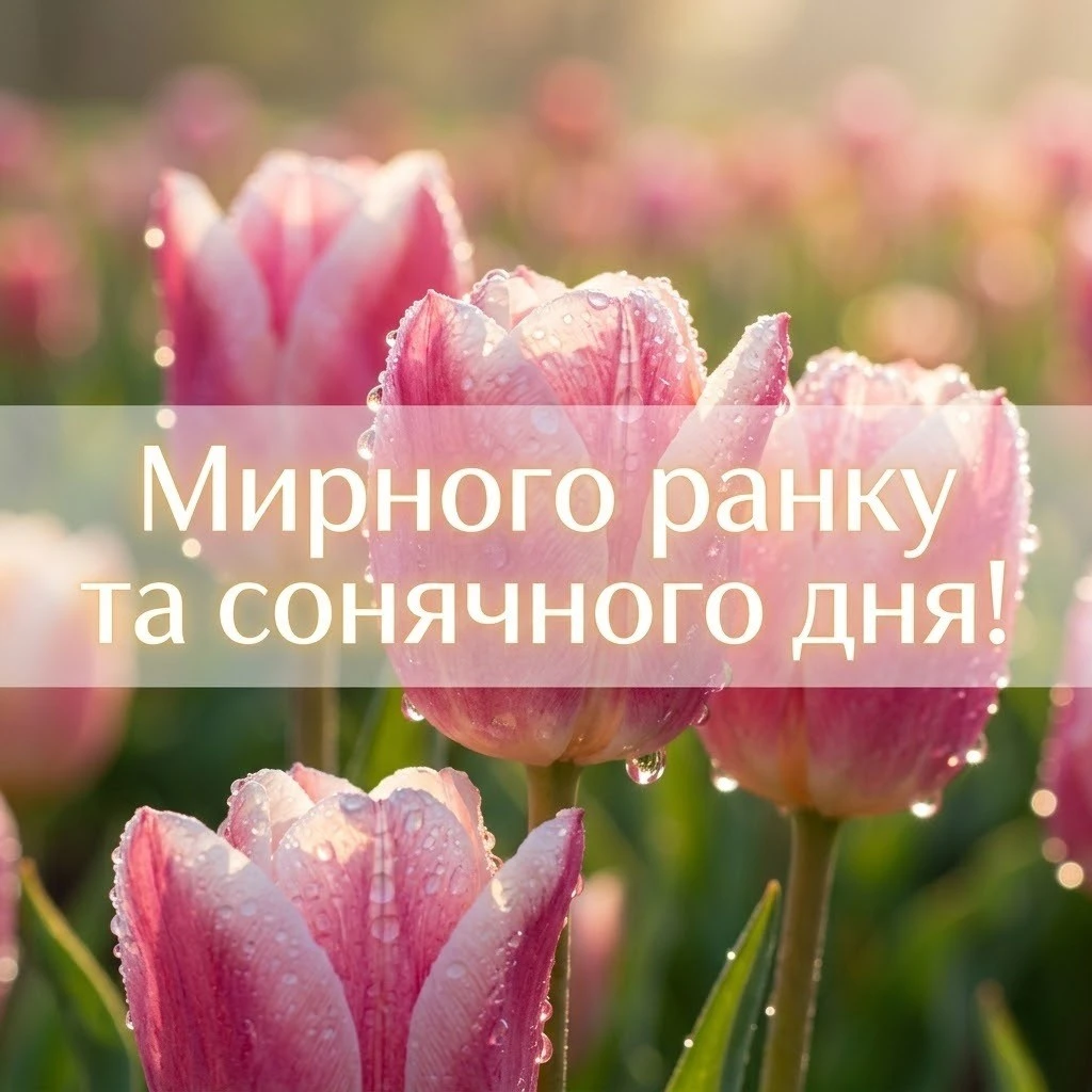 Доброго мирного весняного ранку: душевні побажання та красиві листівки