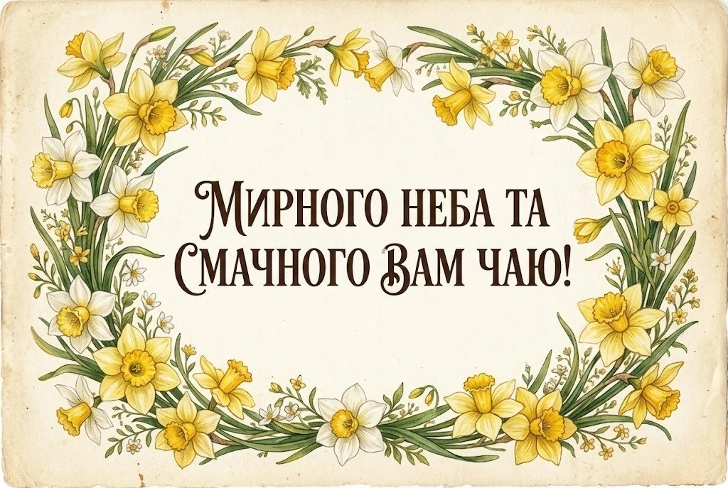 Доброго мирного весняного ранку: душевні побажання та красиві листівки