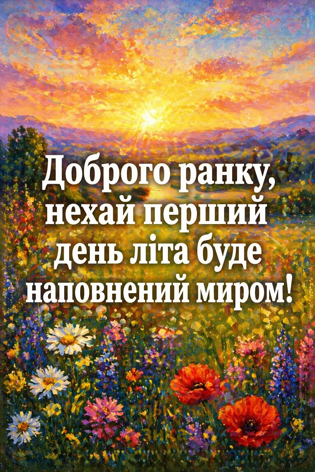 Доброго ранку: сучасні картинки з першим днем літа для найкращого настрою