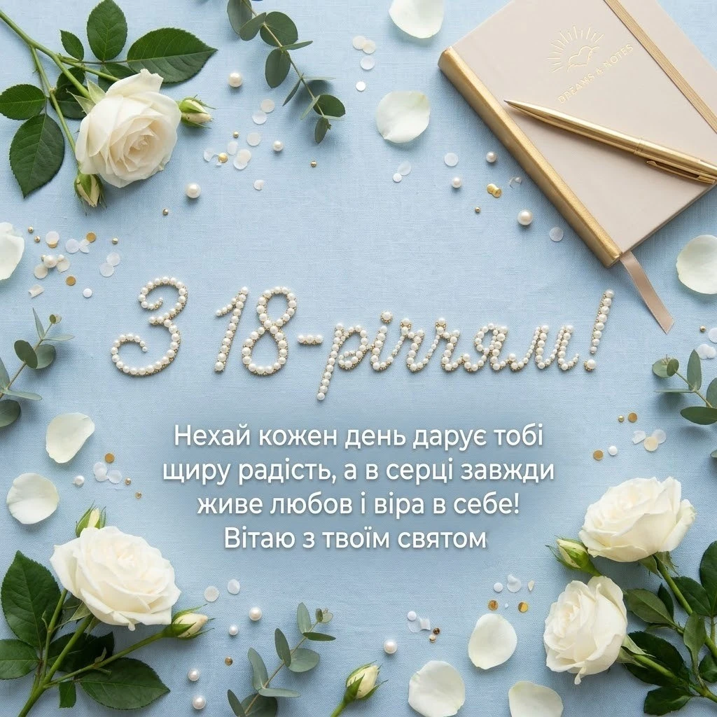 Привітання для донечки на 18 років: мудрі поради та теплі слова
