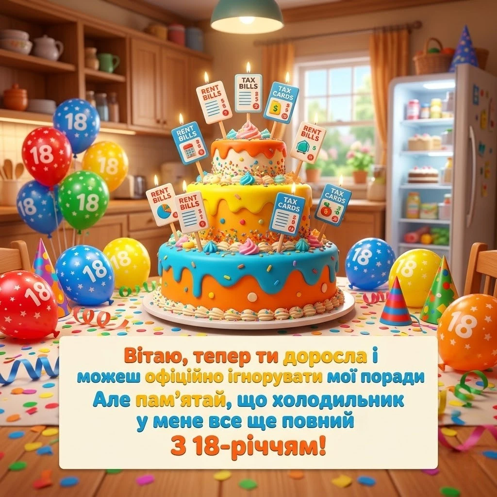 Привітання для донечки на 18 років: мудрі поради та теплі слова