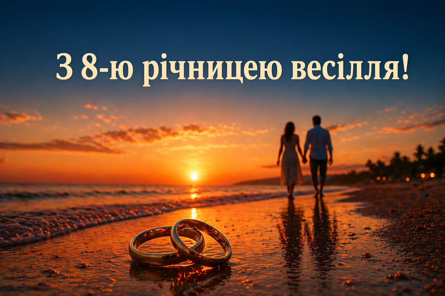 Привітання з 8-ю річницею весілля чоловікові: найкраща добірка побажань