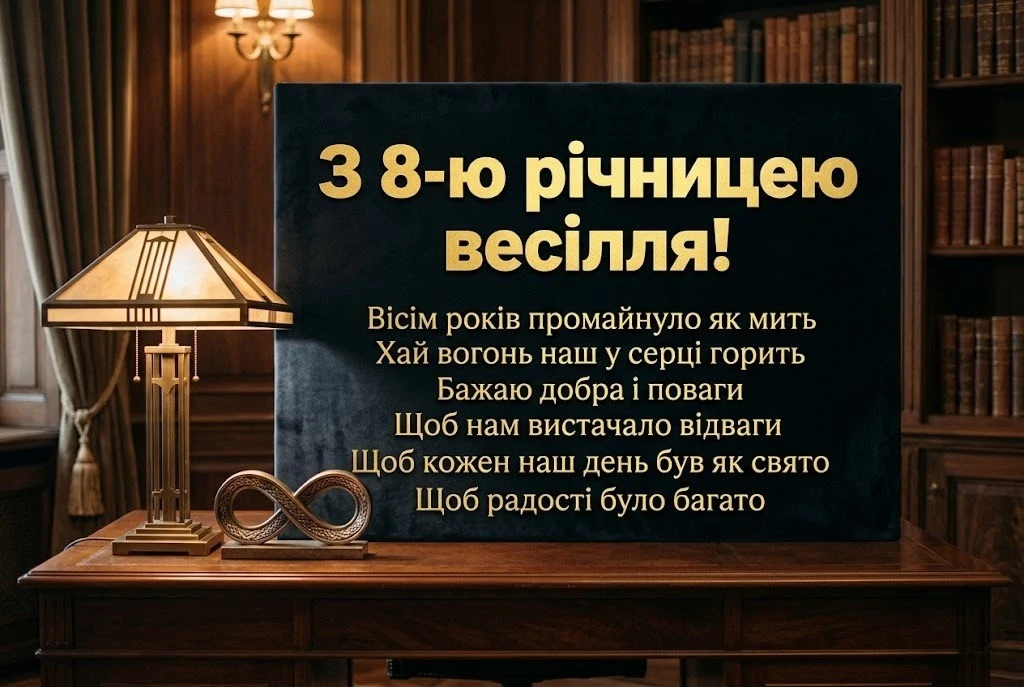 Привітання з 8-ю річницею весілля чоловікові: найкраща добірка побажань