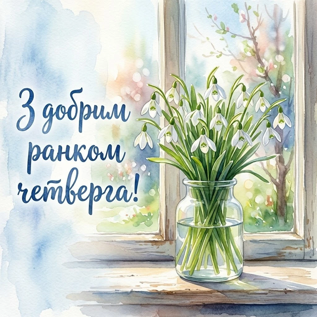 Доброго ранку четверга: весняні картинки та душевні вітання для гарного настрою