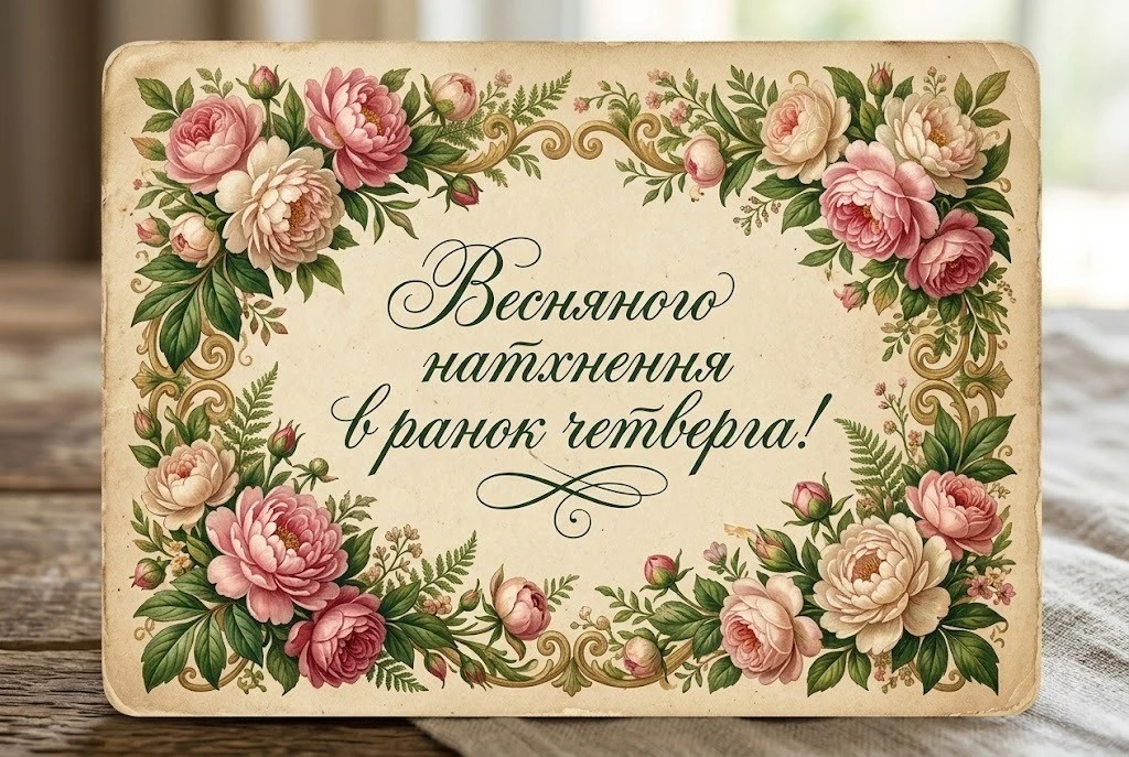 Доброго ранку четверга: весняні картинки та душевні вітання для гарного настрою