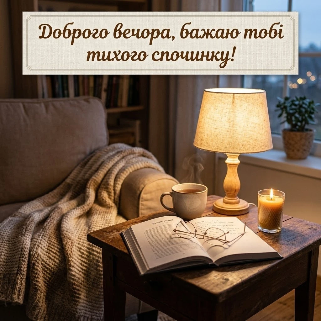 Доброго вечора та гарного відпочинку, кохана: душевні картинки та особливі побажання
