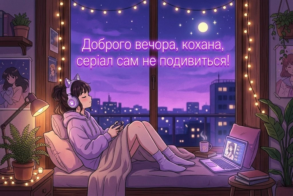 Доброго вечора та гарного відпочинку, кохана: душевні картинки та особливі побажання