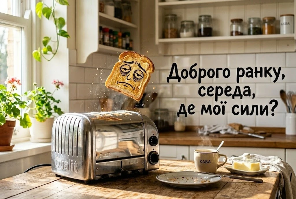 Доброго ранку та спокійного дня середи: сучасні українські картинки для душевного настрою