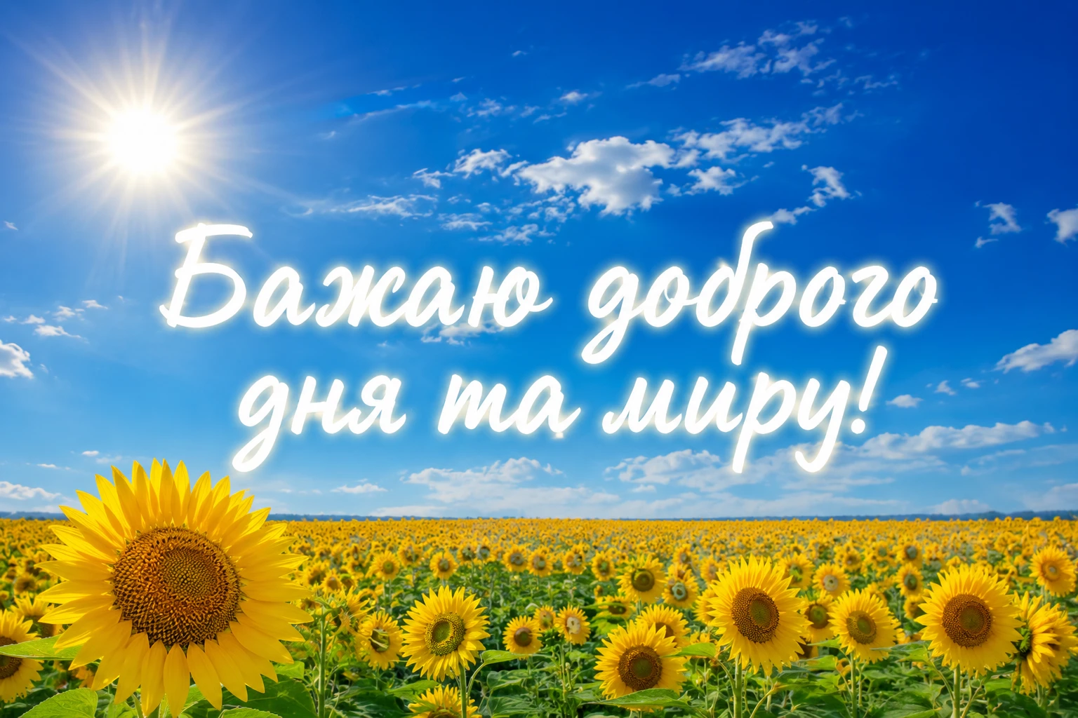 Доброго дня, бажаю гарного настрою: найкращі українські картинки та листівки для душі
