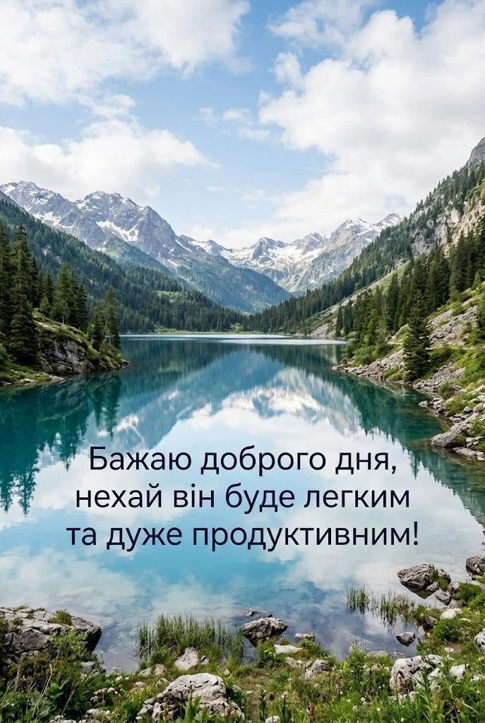 Доброго дня, бажаю гарного настрою: найкращі українські картинки та листівки для душі