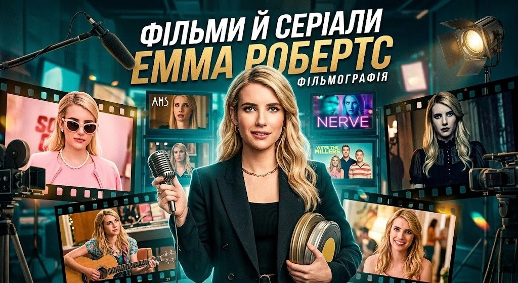 Що дивитись: фільми та серіали Емми Робертс