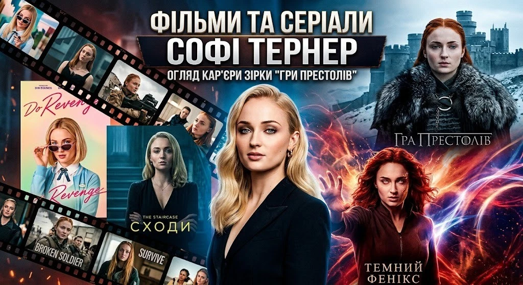 Найкращі фільми та серіали Софі Тернер