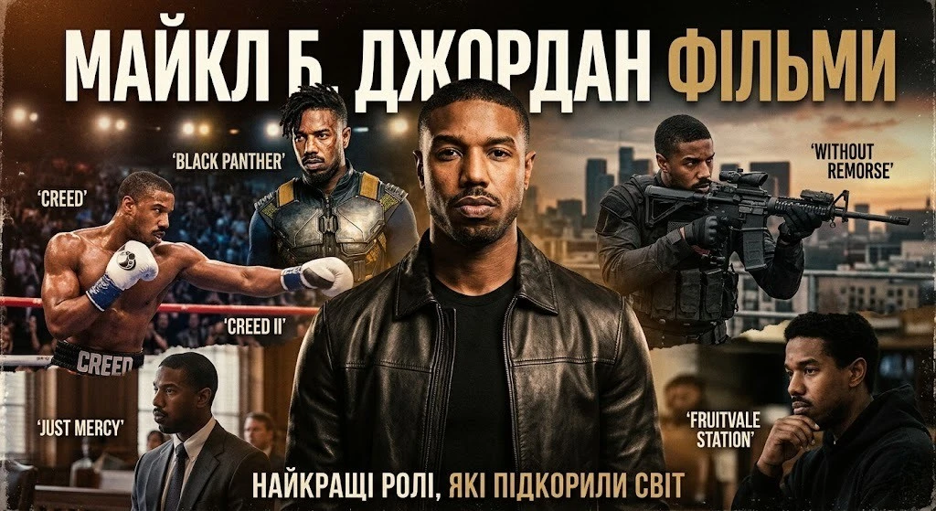 Майкл Б. Джордан фільми: від «Хардболу» до «Грішників»