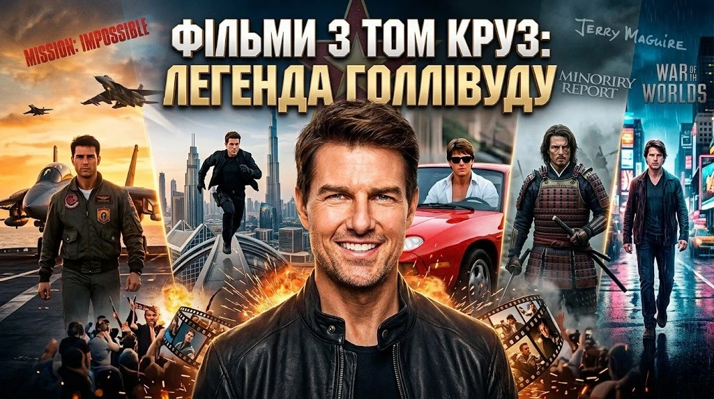 Топ фільмів з Том Крузом для перегляду