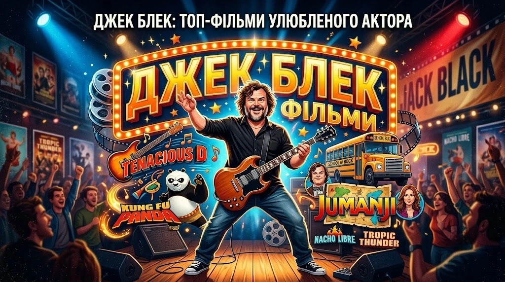 Топ 20 фільмів Джека Блека для перегляду