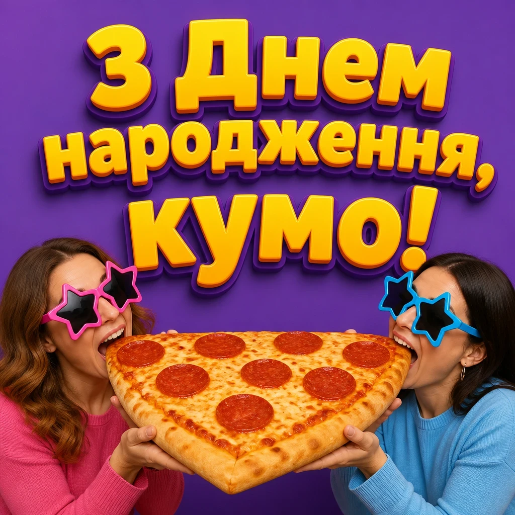 привітання кумі з днем народження своїми словами