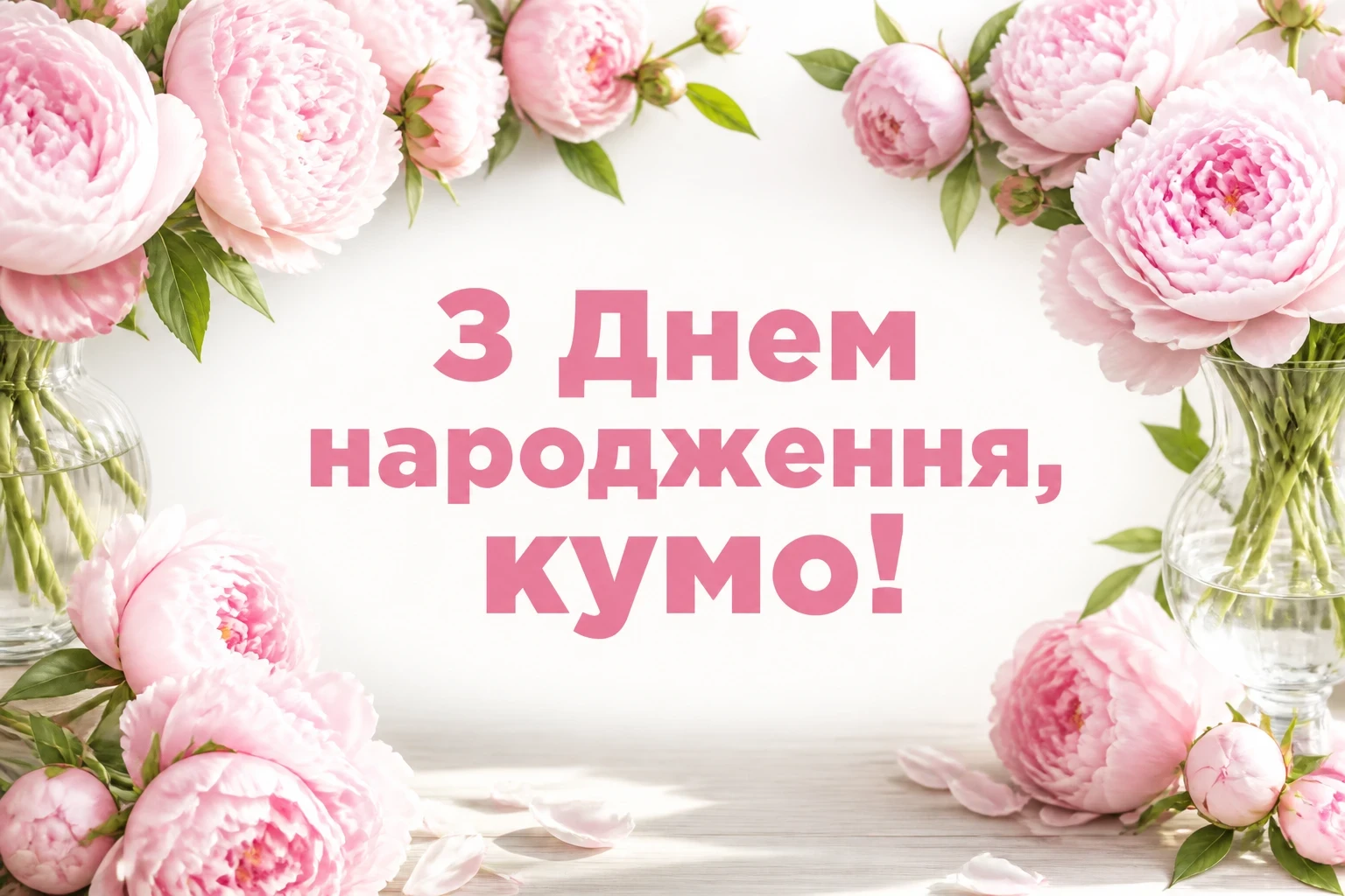 привітання кумі з днем народження своїми словами