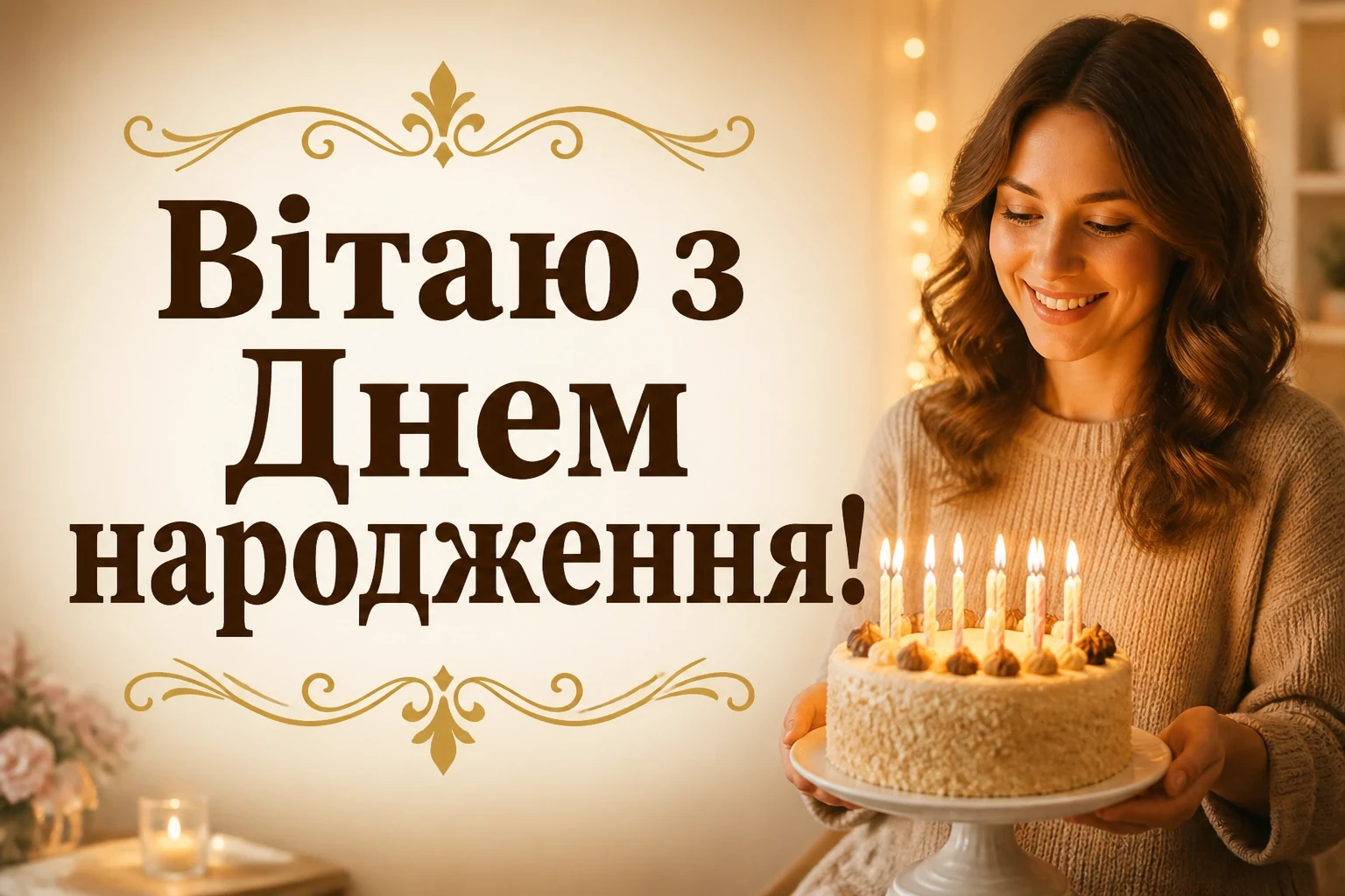 привітання кумі з днем народження своїми словами