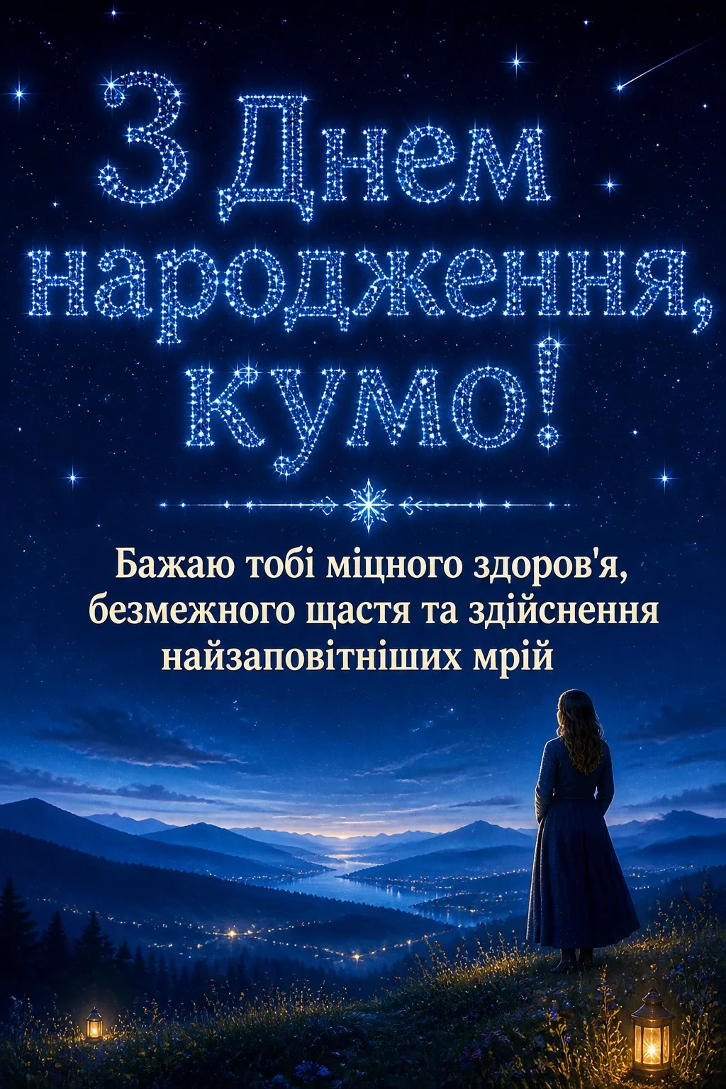 привітання кумі з днем народження своїми словами