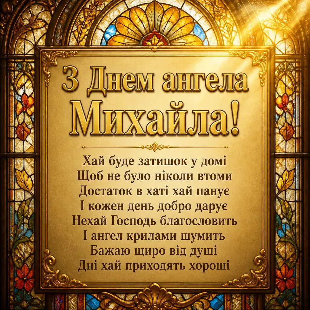 привітання з днем ангела михайла привітання з днем ангела михайла
