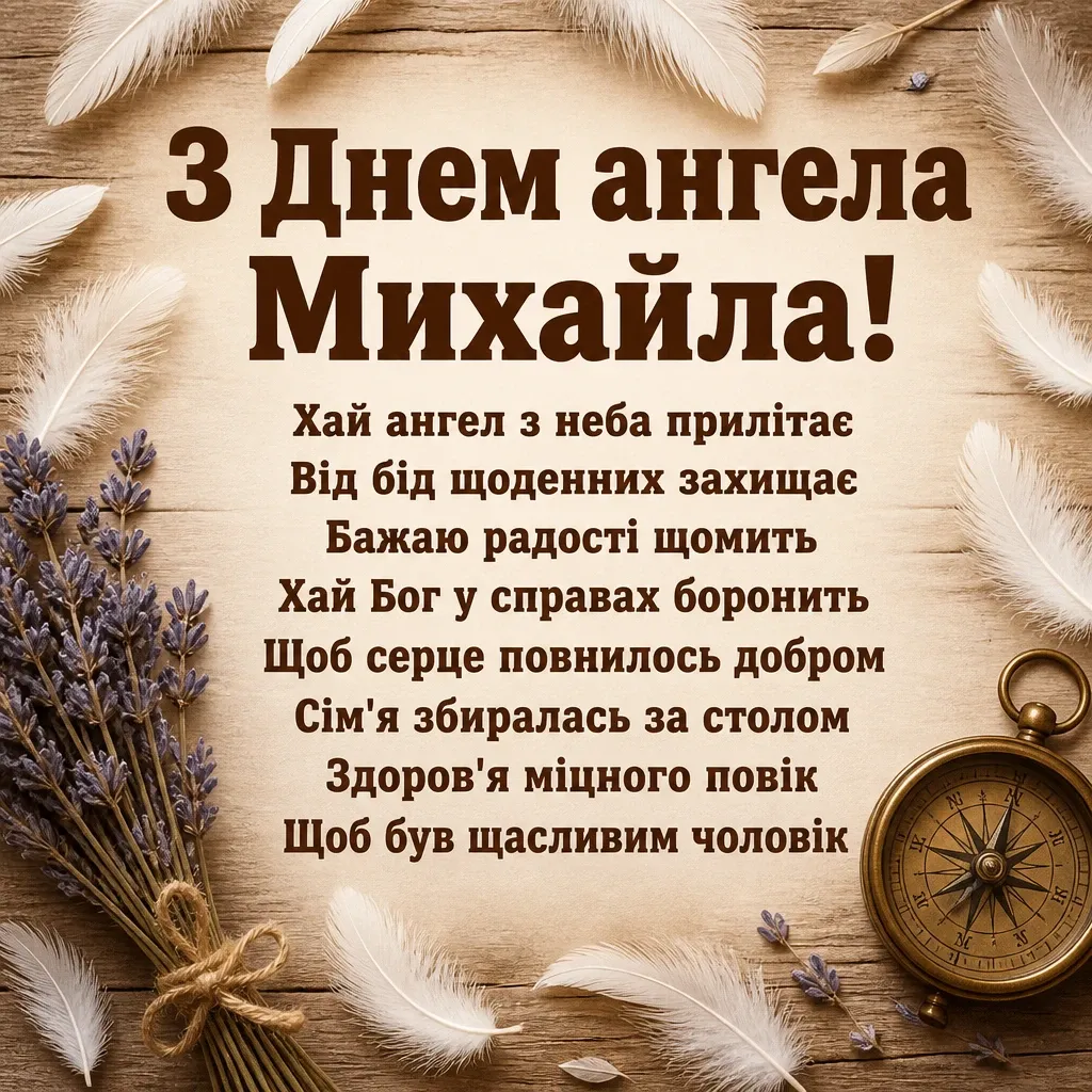 привітання з днем ангела михайла привітання з днем ангела михайла