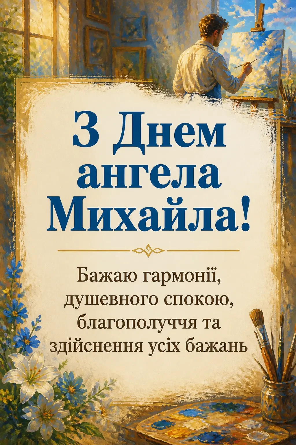 привітання з днем ангела михайла привітання з днем ангела михайла