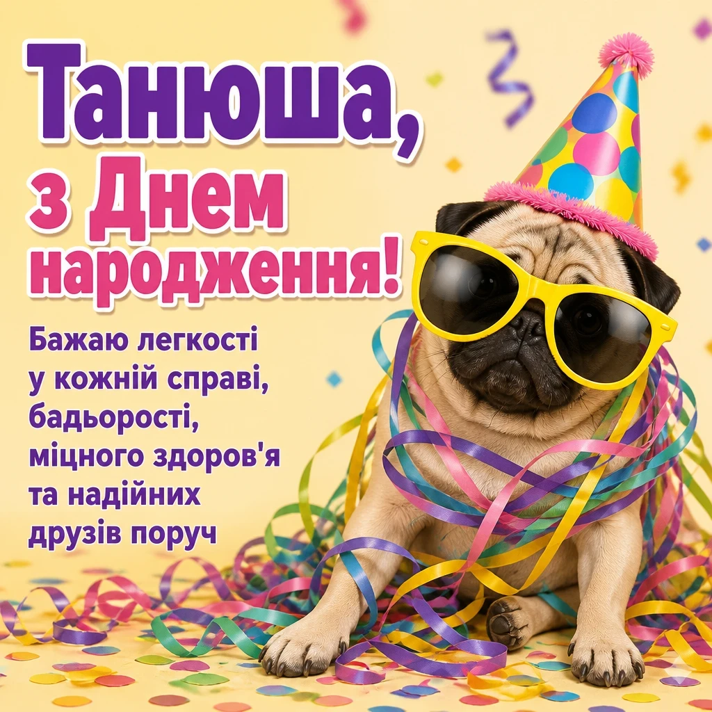 танюша з днем народження танюша з днем народження