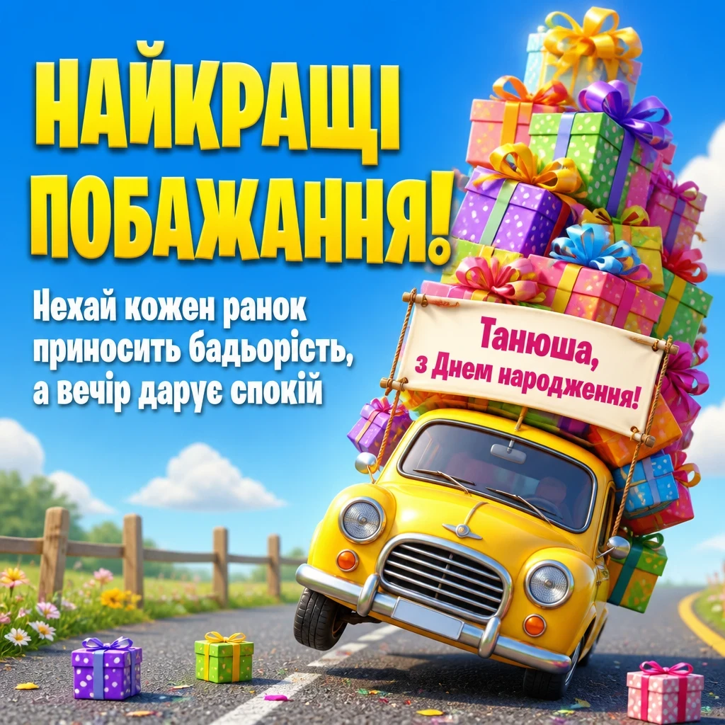 танюша з днем народження танюша з днем народження
