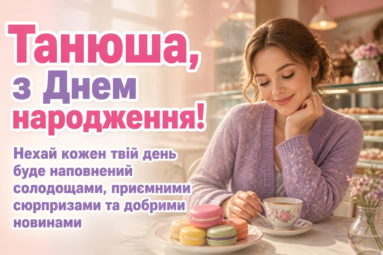 танюша з днем народження танюша з днем народження