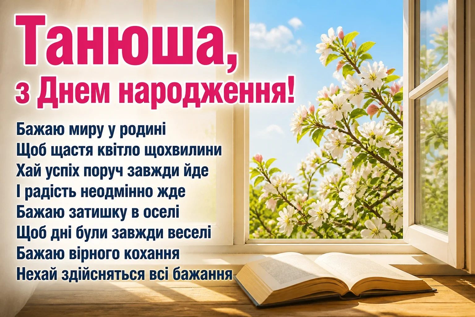 танюша з днем народження танюша з днем народження