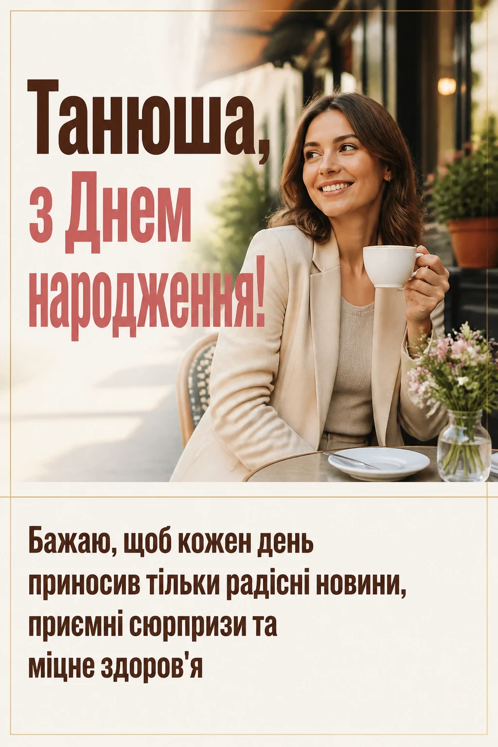 танюша з днем народження танюша з днем народження