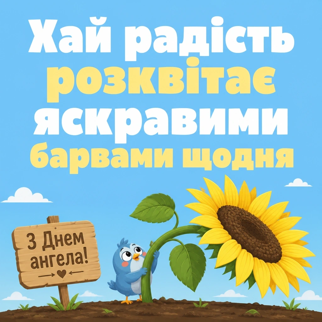 з днем ангела квіти