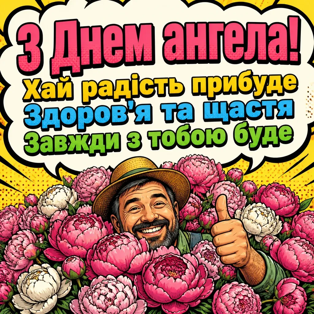 з днем ангела квіти