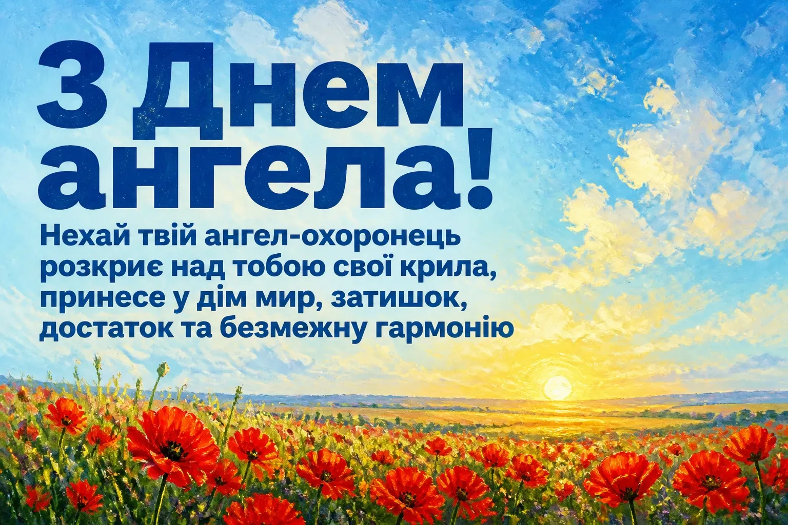 з днем ангела квіти