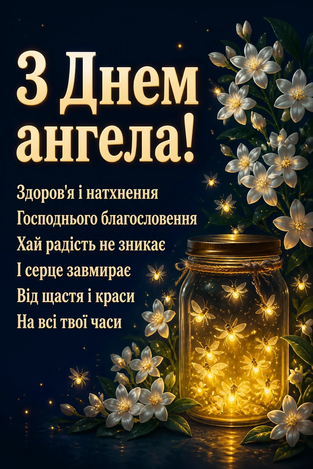 з днем ангела квіти