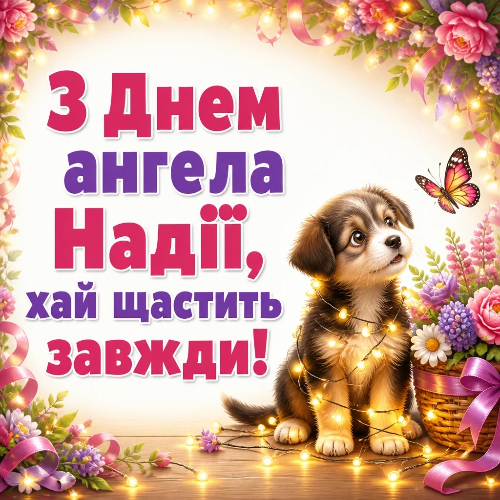 з днем ангела надії